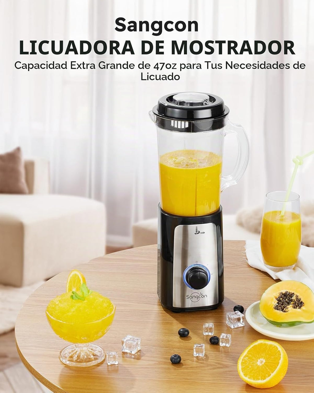 Sangcon Batidoras para cocina, 5 en 1, procesador de alimentos combinado