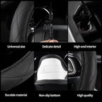 Funda térmica para volante, calentador de volante de lujo, calentador de manos rápido de 12 V, diámetro exterior de 14.5 a 15 pulgadas para volantes de automóvil de tamaño estándar