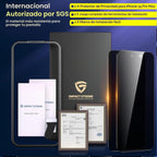 ImpactStrong Protector de pantalla de privacidad antiespía para iPhone 17 (6.3 pulgadas), vidrio templado 9H, resistente a roturas, antiarañazos, kit de fácil instalación, compatible con fundas, paquete de 2