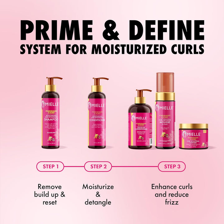 Mielle Organics Batido de Granada y Miel para Mejorar los Rizos - C...