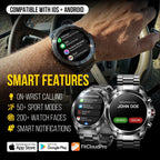 ALPHAGEAR Commander - Reloj inteligente resistente para hombre