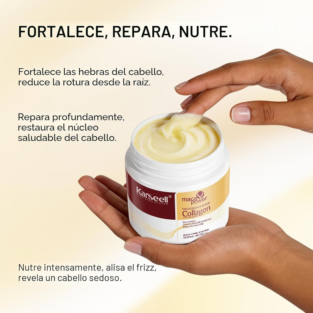 Karseell Tratamiento capilar con colágeno, reparación profunda, aco...