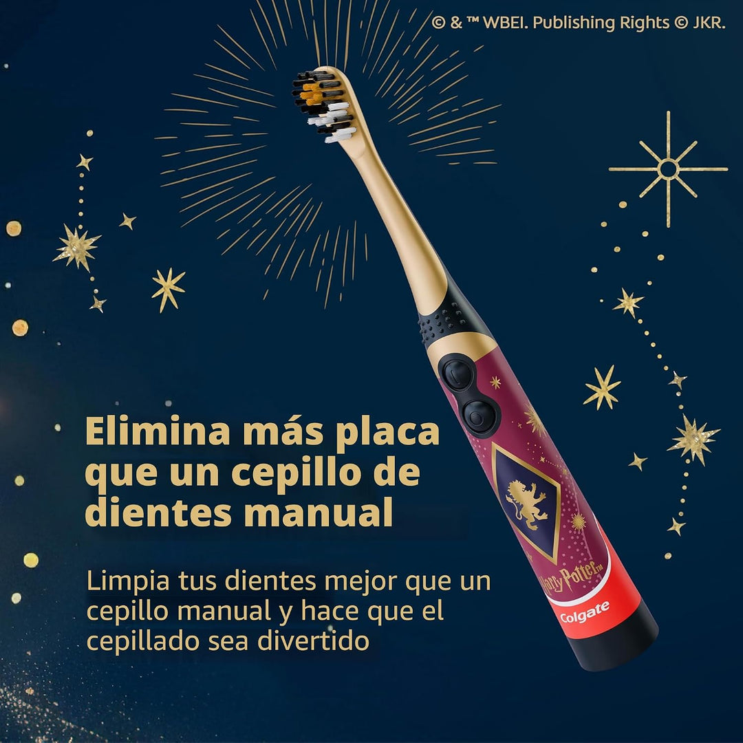 Colgate Kids - Cepillo de dientes eléctrico con batería Harry Potte...