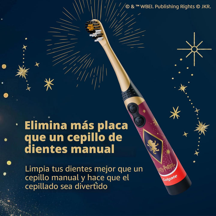 Colgate Kids - Cepillo de dientes eléctrico con batería Harry Potte...