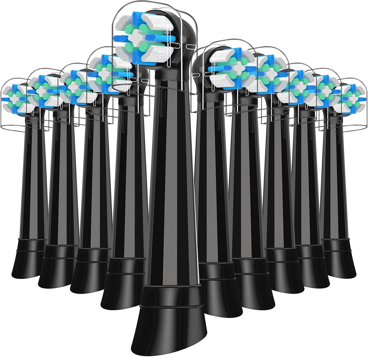 Paquete de 10 cabezales de cepillo IO compatibles con Oral B IO 2\/...