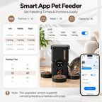 Alimentador automático para gatos para 3 gatos, dispensador de alimentación