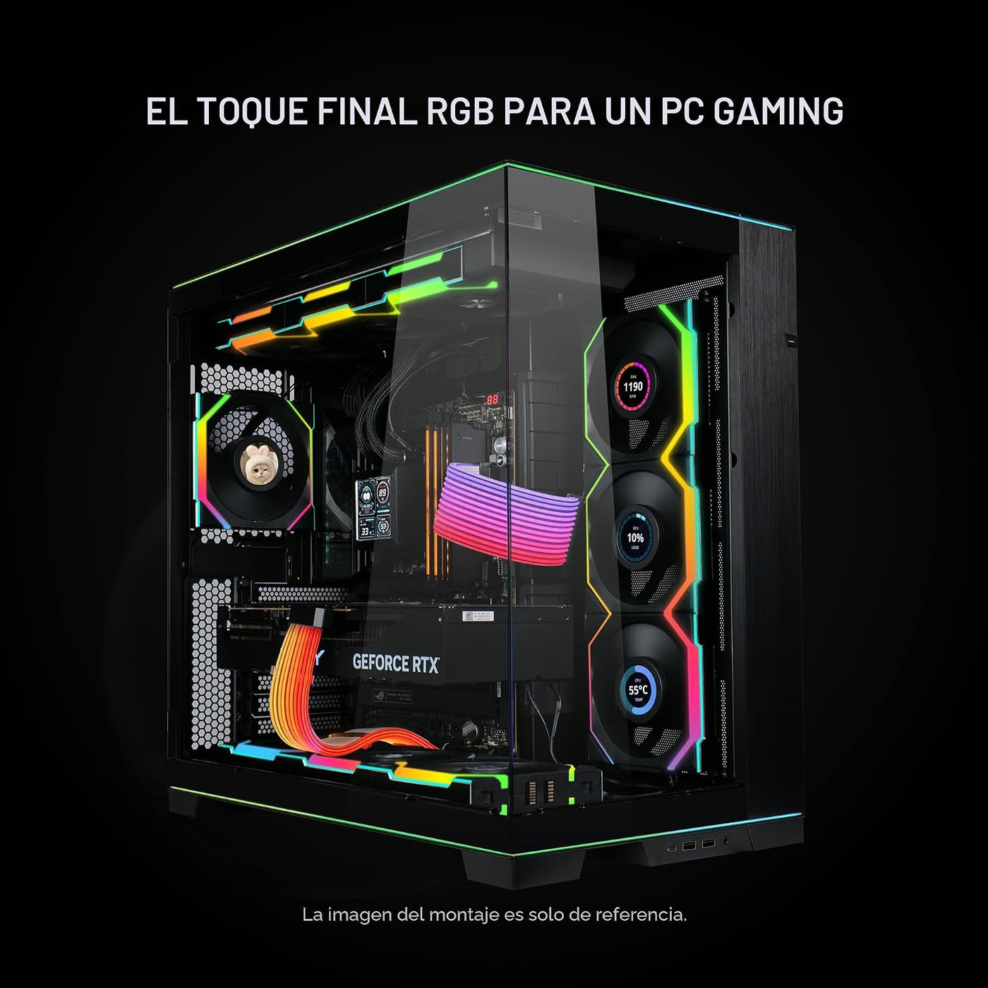 Lian Li Strimer Inalámbrico 24 Pin (PW24-1W) - Cable de Extensión d...