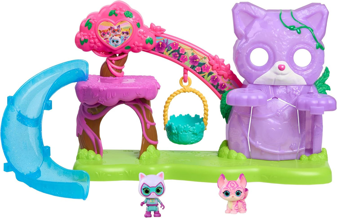 Disney Jr. SuperKitties Su-Purr Wild Set de Juego con Tobogán y Col...