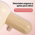 Juego de Maquillaje de Madera para Niños, Juego de Maquillaje de Simulación para Niños Pequeños, Kit de Maquillaje de Belleza para Niñas de 3, 4, 5, 6, 7 Años