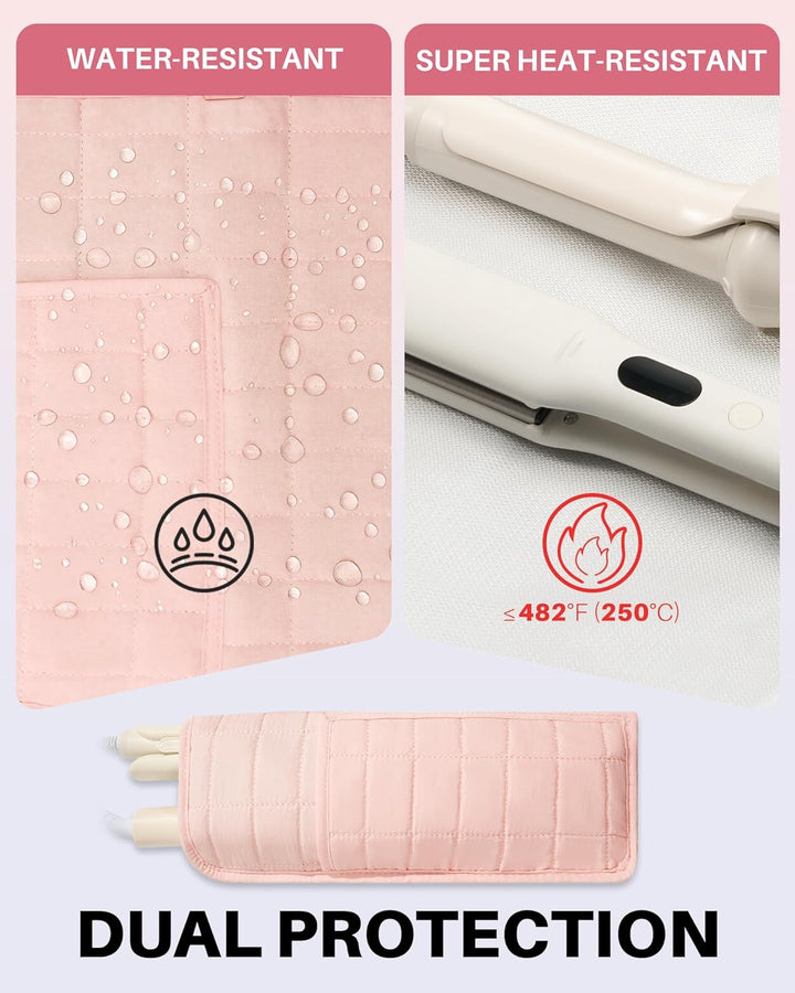 Noldena Hot Tools - Estuche de viaje con bolsa resistente al calor,...