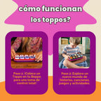 Boppo Tableta de aprendizaje sin pantalla y paquete On the Farm Toppo