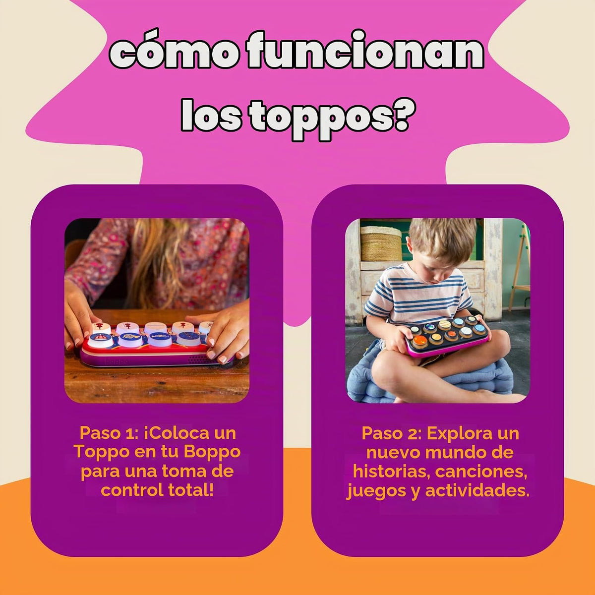 Boppo Tableta de aprendizaje sin pantalla y paquete On the Farm Toppo