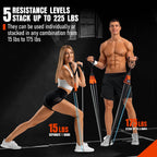 Bandas de Resistencia con Asas, Bandas de 175 lb para Entrenamiento