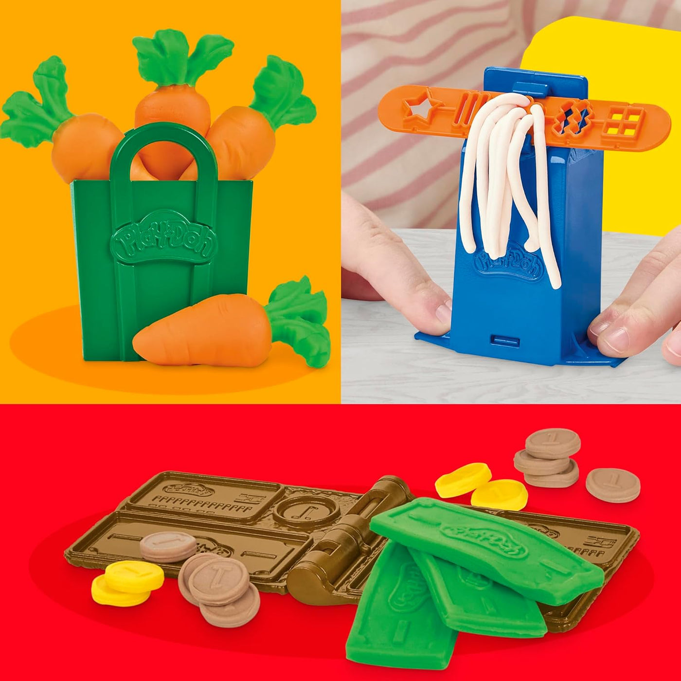 Play-Doh Juguete de caja registradora 23 accesorios de
