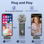 Micrófono Lavalier Inalámbrico Mini para iPhone Grabación de Video