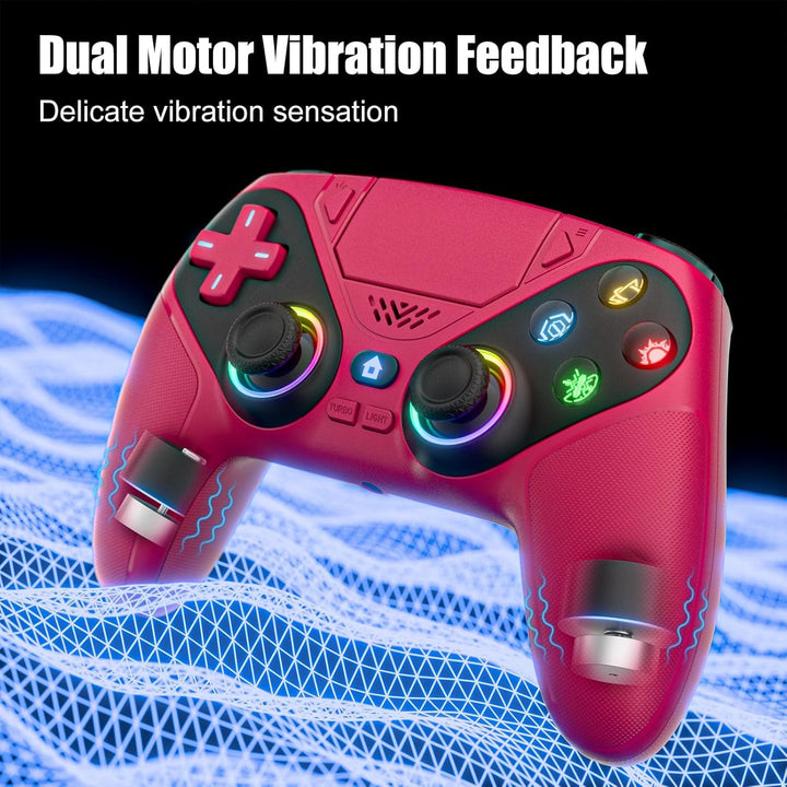 Nonbliep LED for PS5 Controller, for PS5 Slim\/Pro\/PC, Wireless Co...