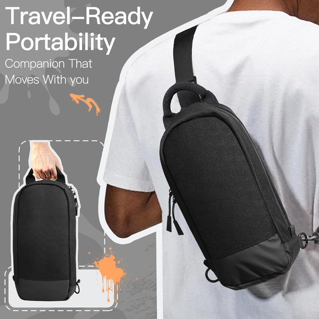 Bolso bandolera JETech para Nintendo Switch 2/Switch OLED/Consola Switch, Negro