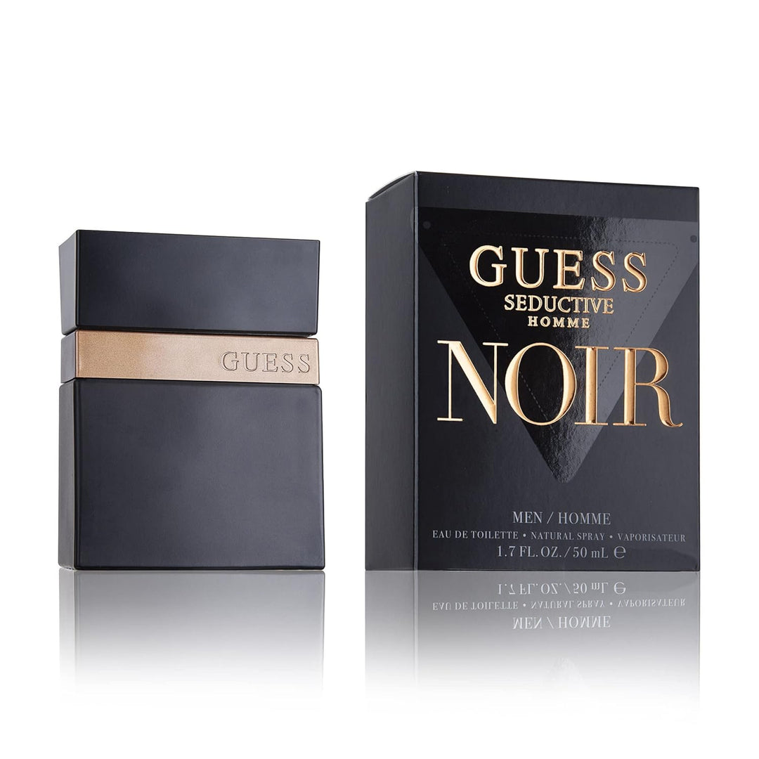 GUESS Eau de Toilette Seductive Noir para hombre, 1.7 Fl Oz