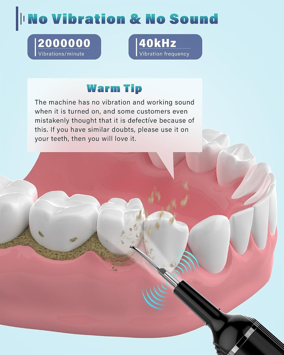 Removedor de placa para dientes, kit de limpieza dental removedor d...