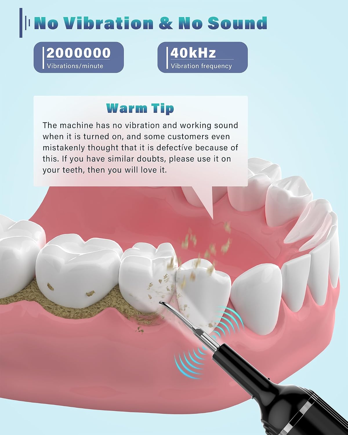 Removedor de placa para dientes, kit de limpieza dental removedor d...
