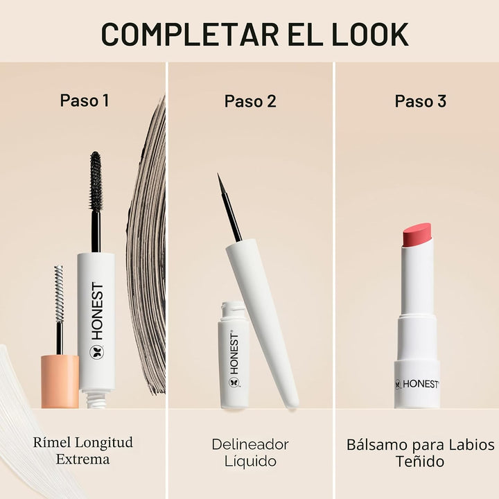 Honest Beauty Bálsamo Labial Vegano Hidratante con Color, Extractos...