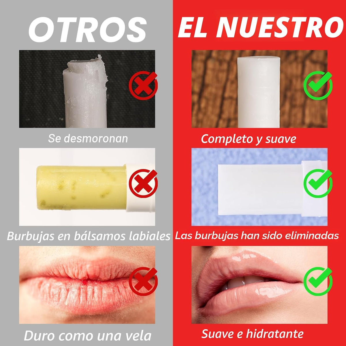 AZEN Paquete de 30 bálsamos labiales, bálsamo labial natural a gran...