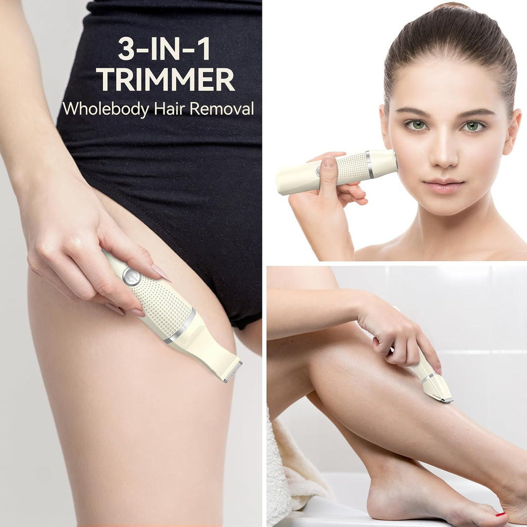 Unibono Recortadora de pelo Pubic para mujer, recortadora de bikini...