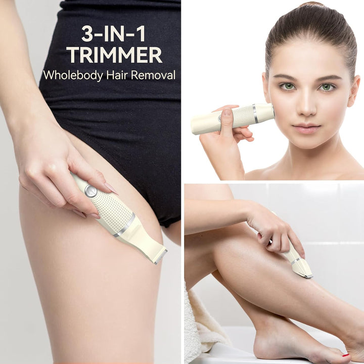 Unibono Recortadora de pelo Pubic para mujer, recortadora de bikini...