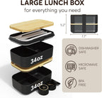 Umami Bento Box - Recipientes de almuerzo todo en 1 para adultos