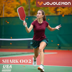 JOJOLEMON Paletas de pickleball, pala de fibra de carbono con un núcleo de polímero Shark Power de 0.63 pulgadas, las raquetas de pickleball diseñadas para un giro y consistencia definitivos