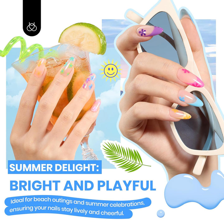 Beetles - Kit de esmalte de uñas de gel con luz UV, 85 piezas, jueg...