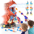 Juguetes de dinosaurio para niños de 3-5 5-7, T Rex Chomp Shot Dinosaur Blaster interesante juego de disparo de objetivos, regalo para niños de 4 a 8 años, regalos de Navidad y cumpleaños para