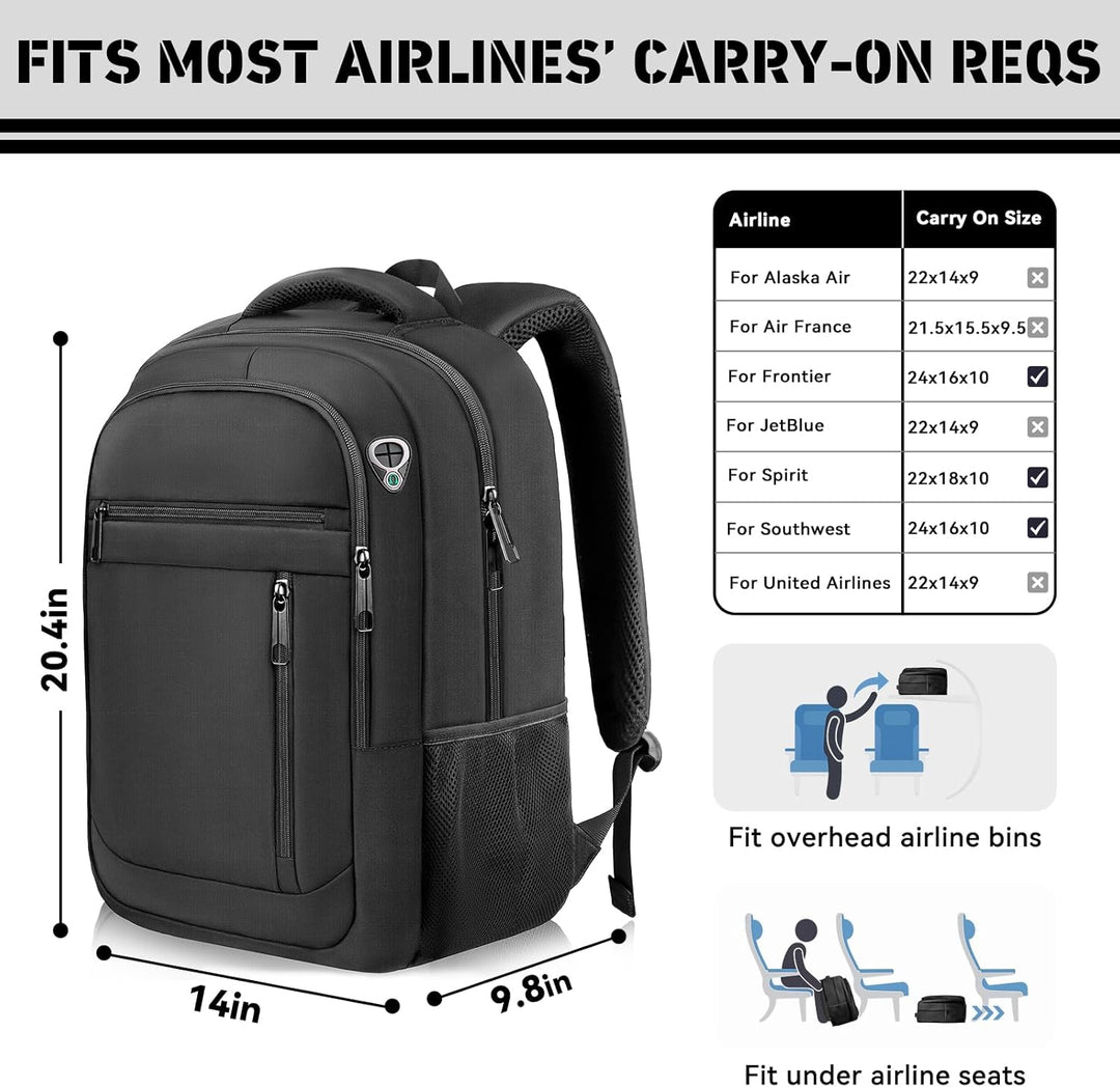 Bxiuna Mochila de viaje, mochila de viaje extragrande de 45 litros...