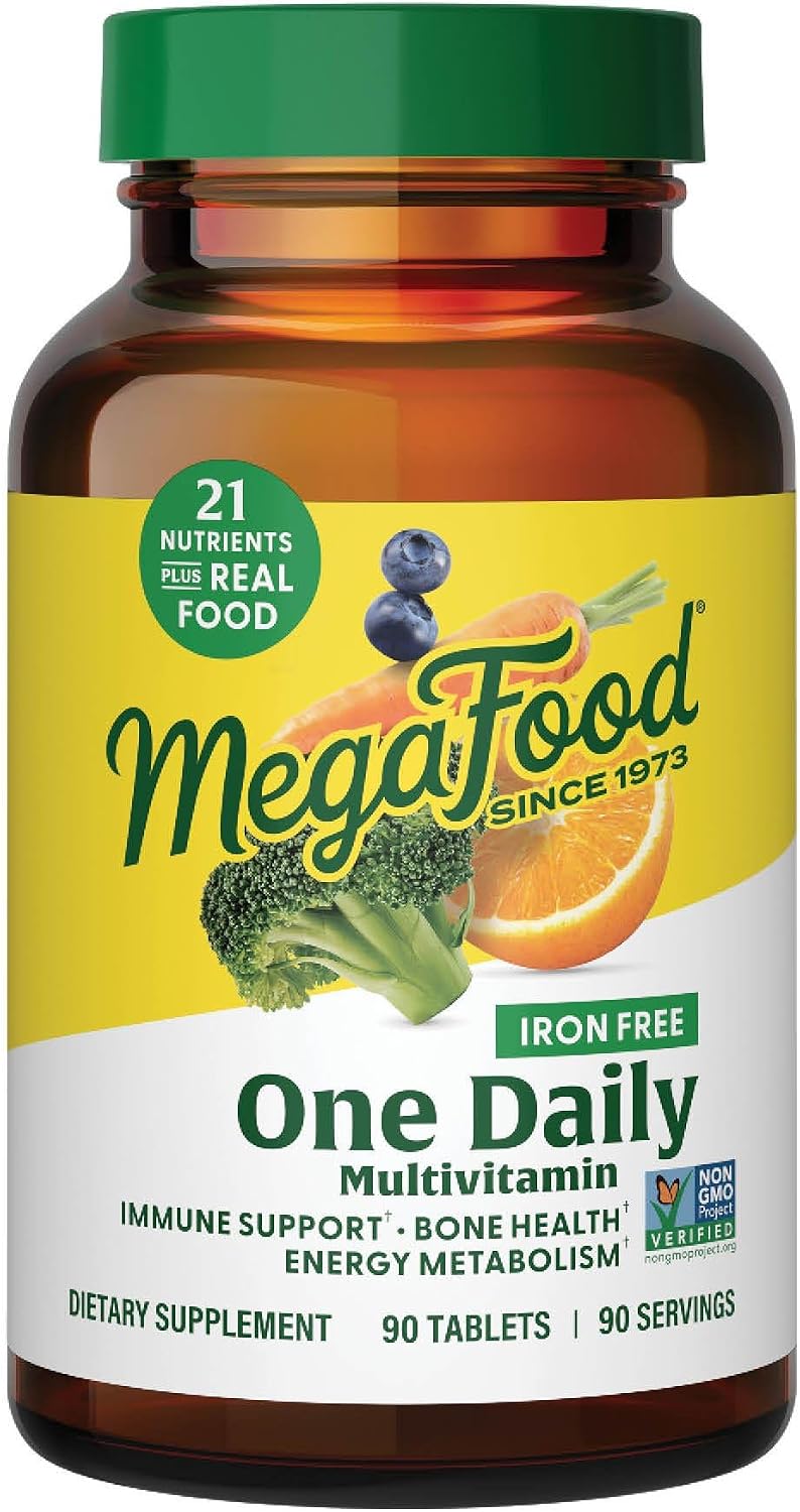 MegaFood One Daily Multivitamínico sin hierro - Multivitamínico par...