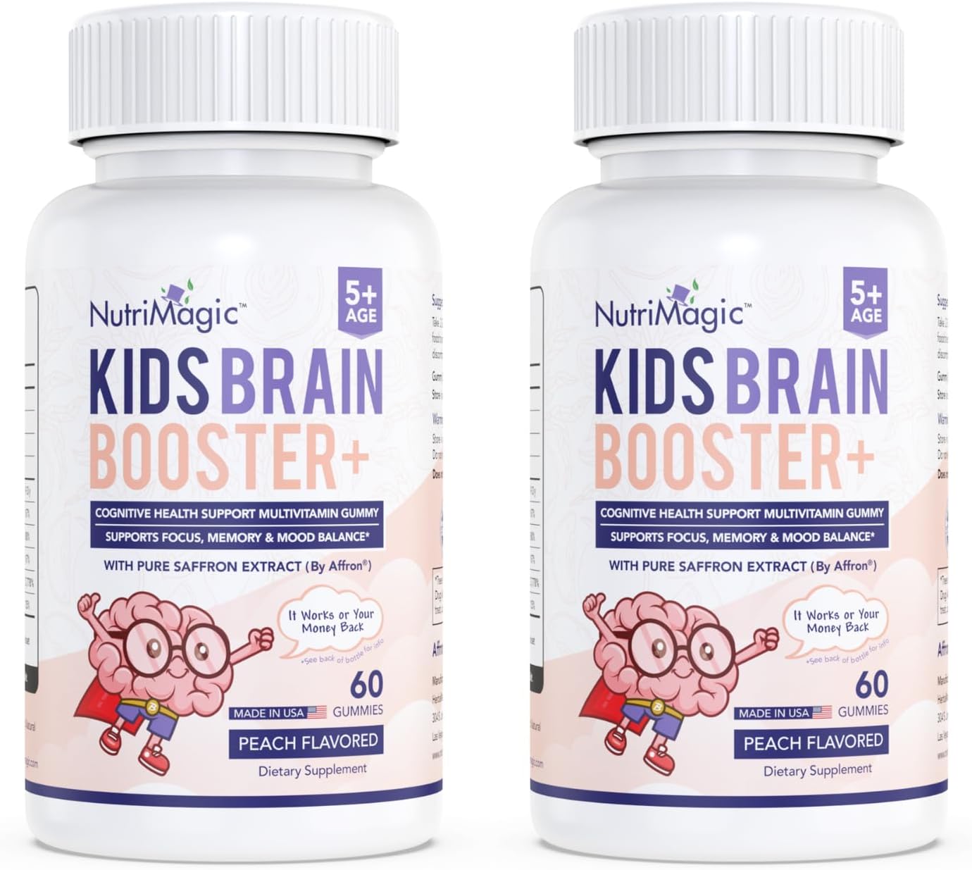NutriMagic Brain Booster+ Gomitas multivitamínicas a base de azafrá...