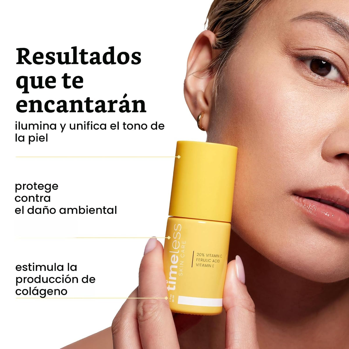 Timeless Skin Care Suero de vitamina C con vitamina E y ácido ferúl...