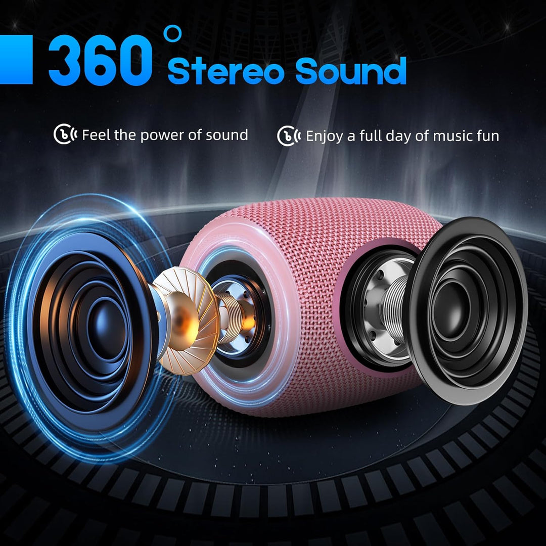 Parlante Bluetooth portátil, altavoz inalámbrico BT5.3 de 20W con d...