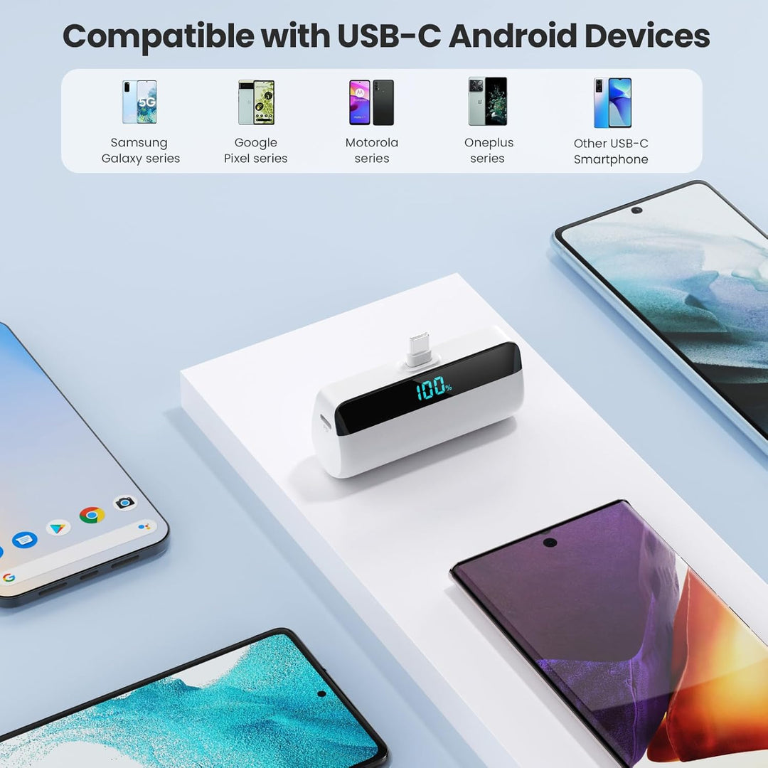 [Paquete de 2] Mini cargador portátil para iPhone 17\/16\/15, carga...