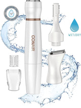 Conair Depilación facial todo en 1 para mujeres, recortadora eléctr...