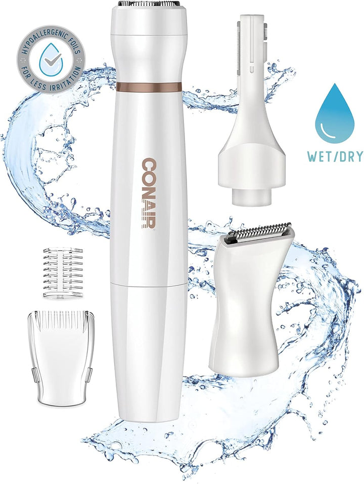 Conair Depilación facial todo en 1 para mujeres, recortadora eléctr...