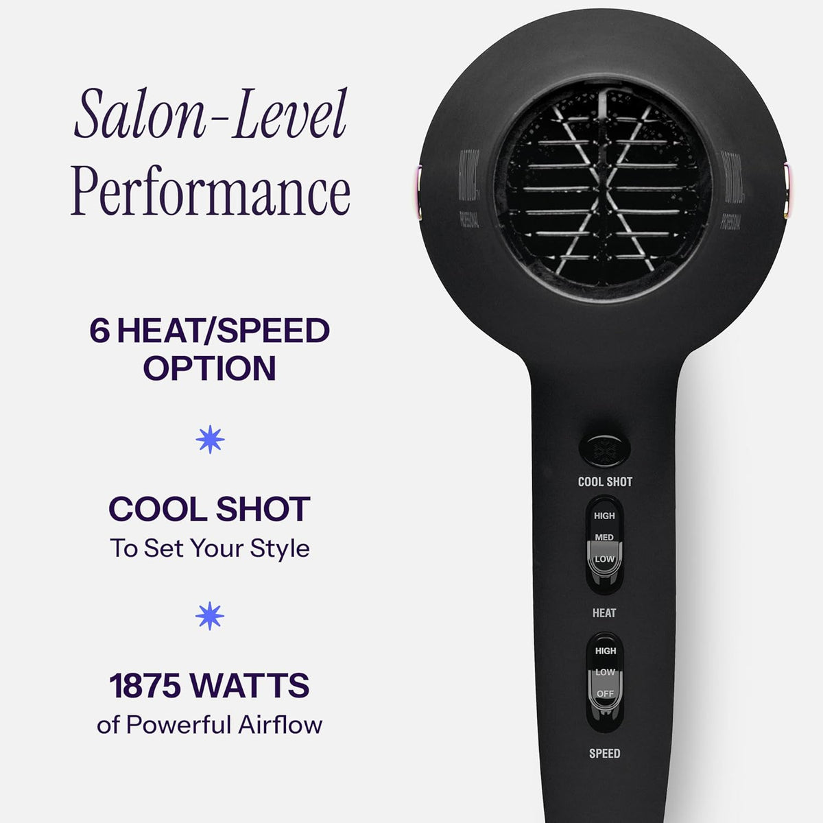 HOT TOOLS Secador de pelo profesional de cerámica arcoíris \u2013 S...