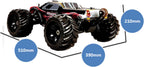 JLBRACINGRC 1/10 - Autos RC sin escobillas para adultos, 80+ KPH, 4WD RC Camiones | Camiones monstruo ESC 120A, auto de control remoto grande todoterreno todo terreno, IPX7 impermeable Hobby RC regalo