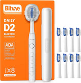 Cepillo de dientes eléctrico ultrasónico Bitvae para adultos y niño...