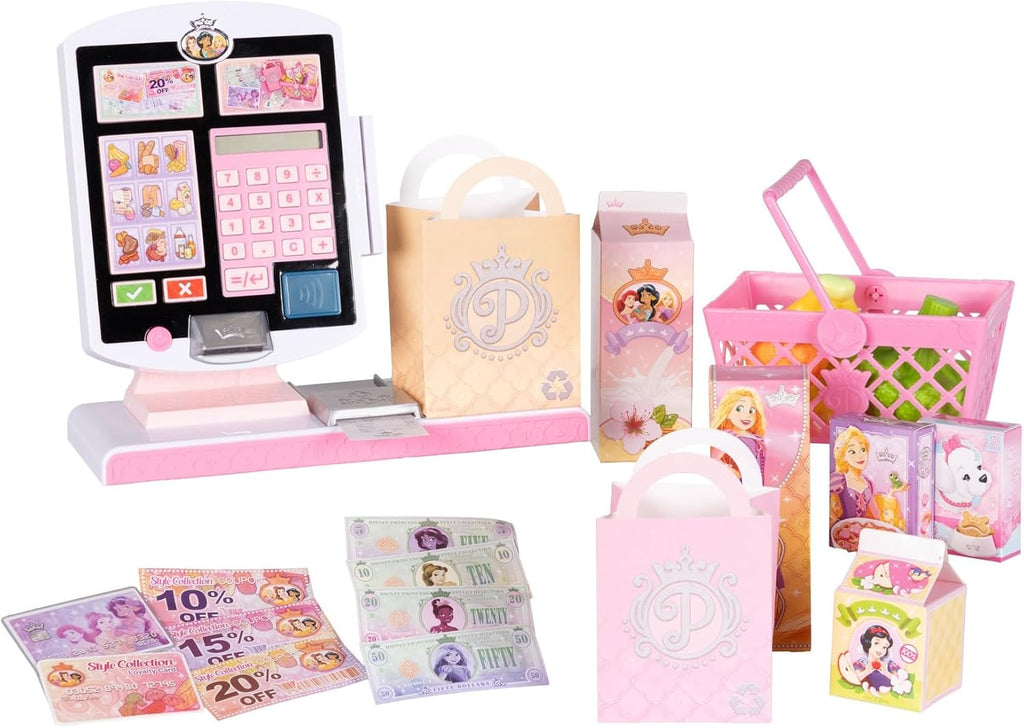 Disney Princess - Juego de registro de comestibles para niños (26 piezas)