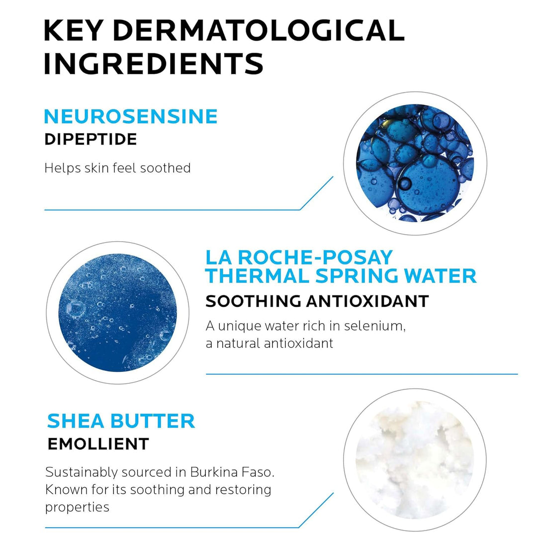 La Roche-Posay Toleriane Humectador facial, relajante, ultra Intens...
