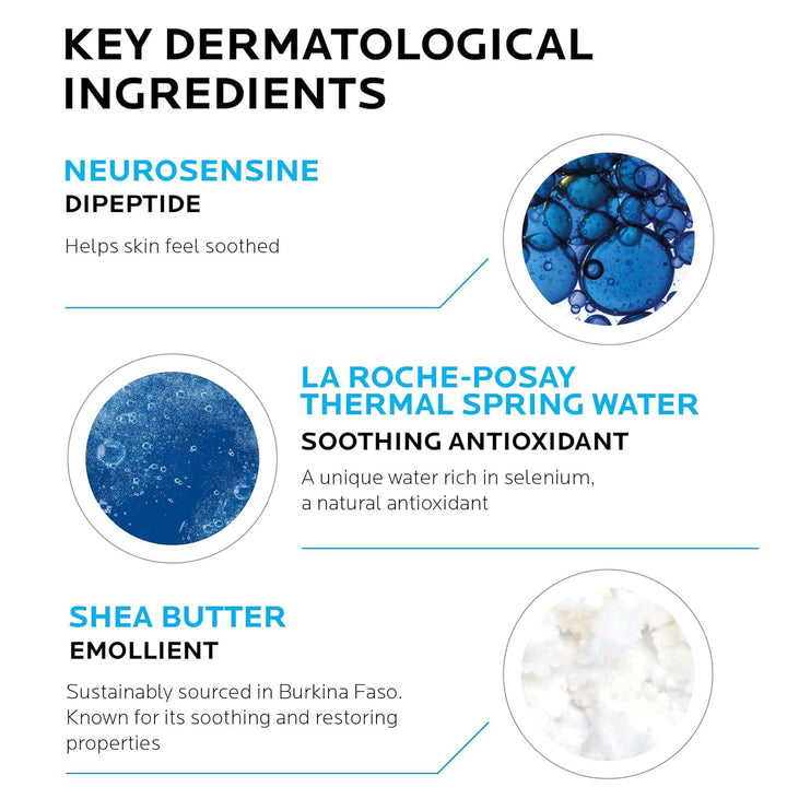 La Roche-Posay Toleriane Humectador facial, relajante, ultra Intens...