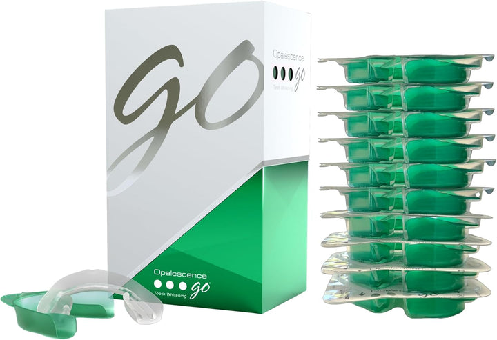 Opalescent Go 10% - Kit de bandejas blanqueadoras dentales precarga...