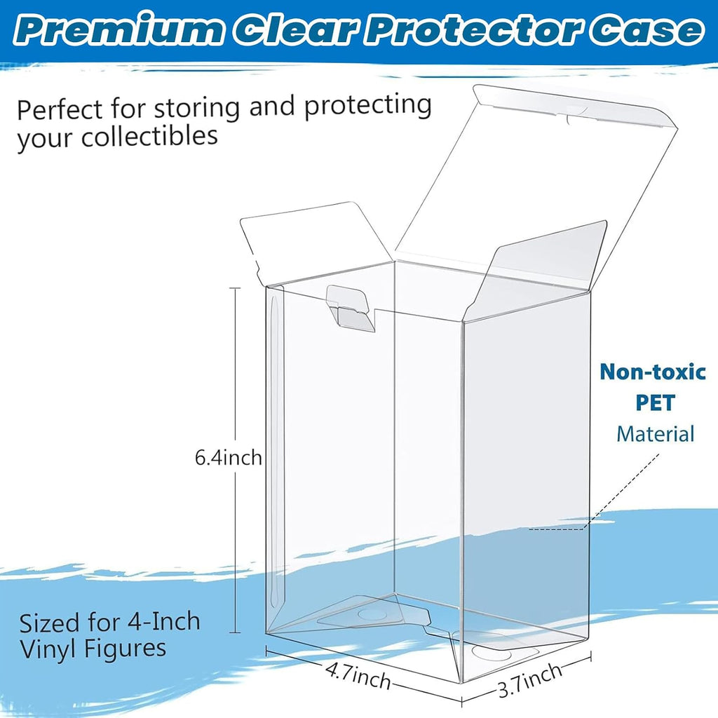 Paquete de 120 fundas protectoras compatibles con figuras coleccionables
