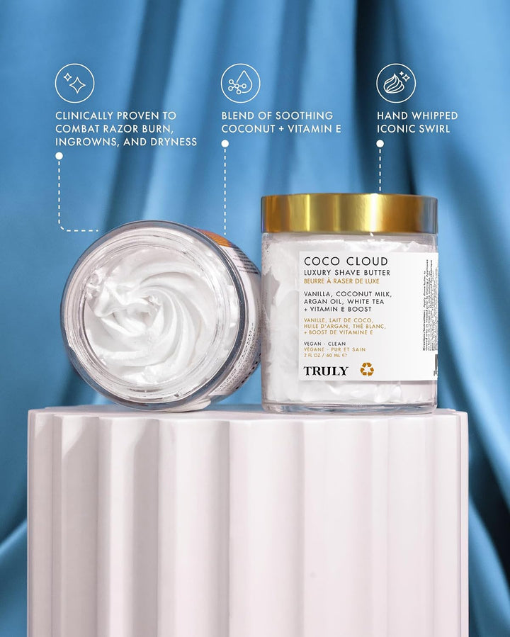 Truly Crema de afeitar de lujo | Fórmula de afeitado ultrahidratant...