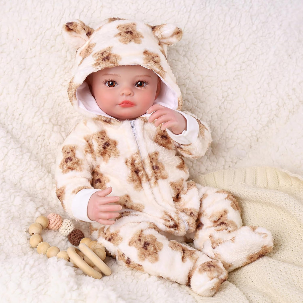 BABESIDE Muñecas de bebé Reborn realistas de 17 pulgadas con accesorios de